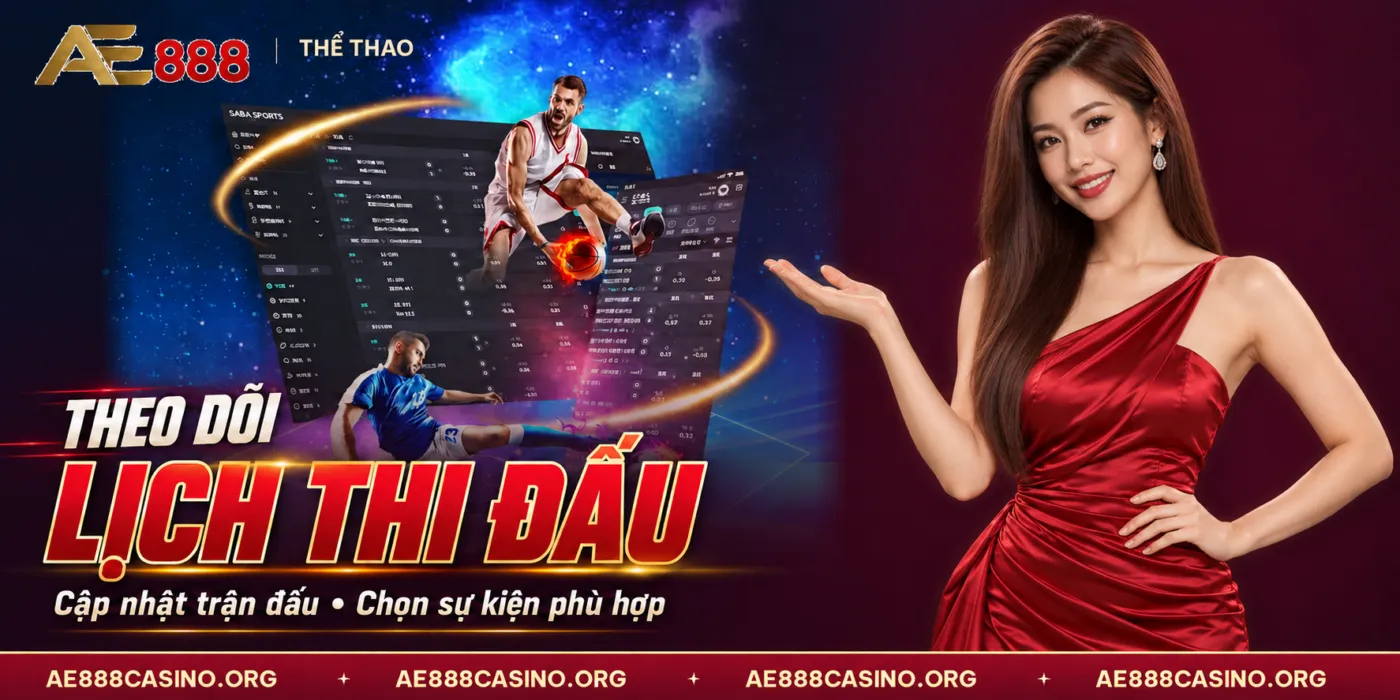 Giải Đấu Thể Thao AE888: Tuyệt Đỉnh Săn Thưởng & 5 Bí Kíp Top 1 2026 1 AE888 – theo dõi lịch thi đấu và cập nhật trận đấu.